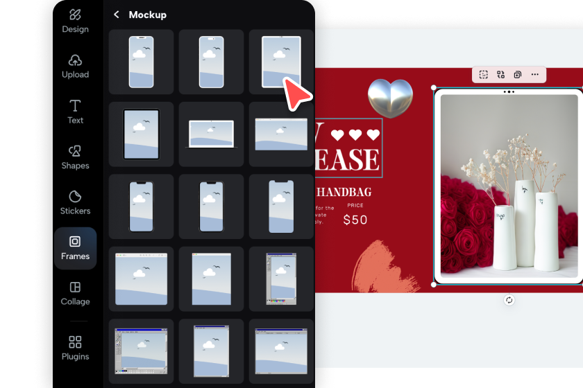 Add stickers to your photo